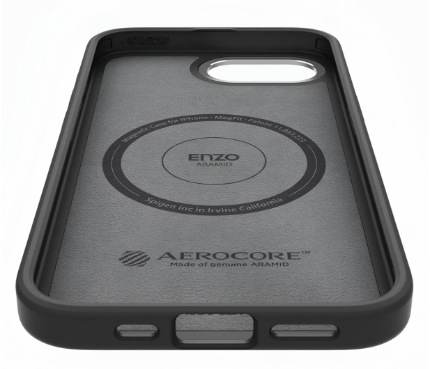 SPIGEN Enzo Aramid Mag Magsafe do iPhone 16E Matte Black ACS09153 - 1319746 - zdjęcie 4